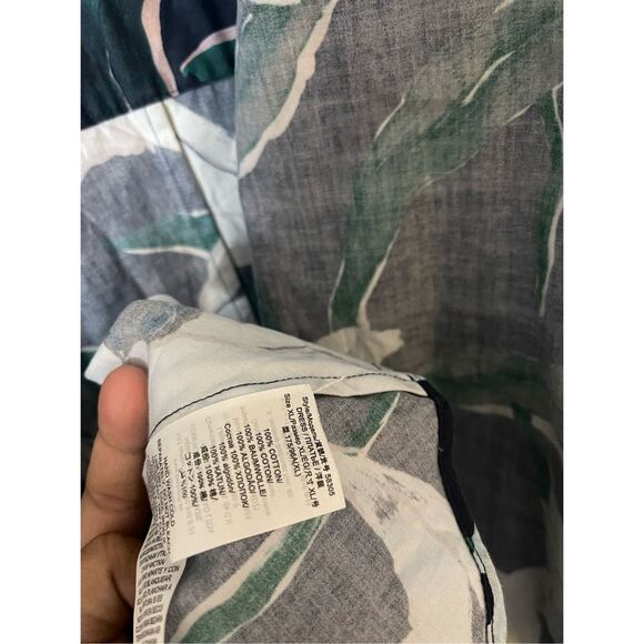 Tory Burch Floral Midi Dress - Black and White - Picture 11 of 11